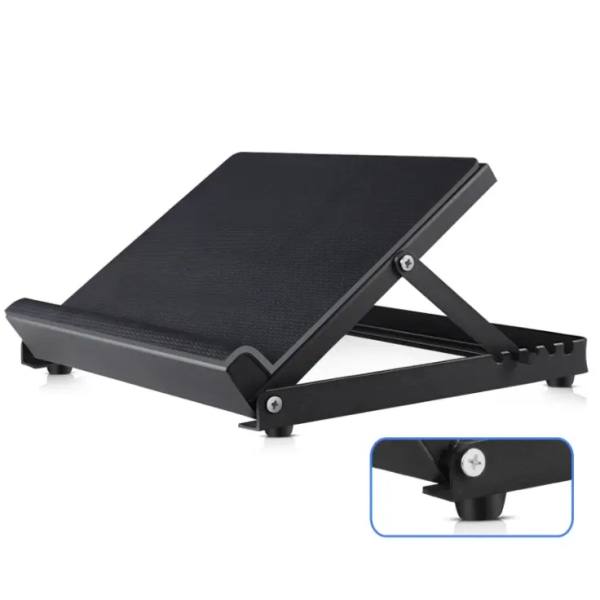 Opgraderet version med pude Professional Steel Calv Stretcher, Justerbar Ankel Incline Board og Stretch Board, Slant Board wit