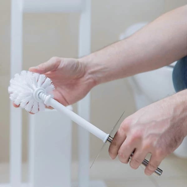 Replacement Toilet Brush Heads, 9-Pack, WC Brushes, 12mm Thread, D: 7 cm, White