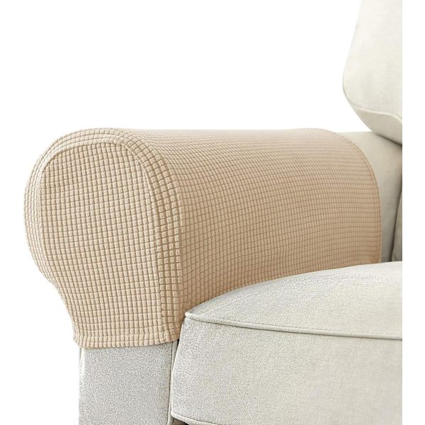 Stretch Soffa Armstödsskydd, Andningsbara Armstödsskydd för Soffor och Stolar, Håller Hemmet Rent, Repskyddande Soffa Arm