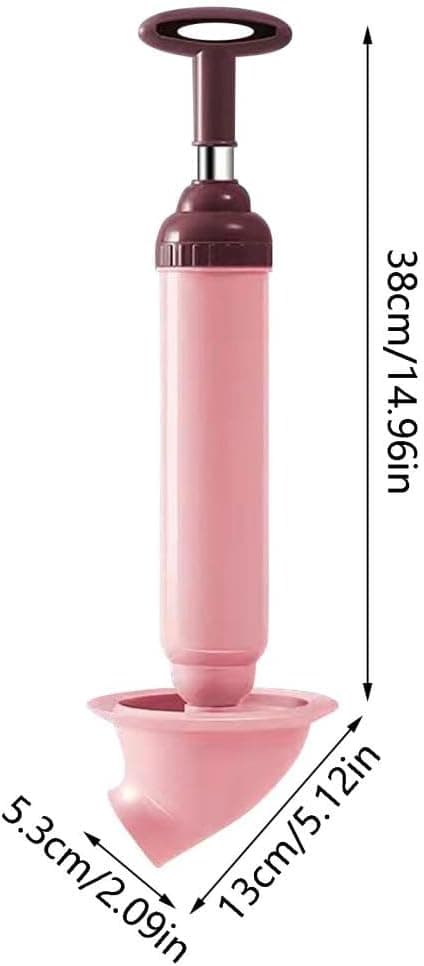 Toalettavløpsrenser, slangeavløpsrenser (rosa)