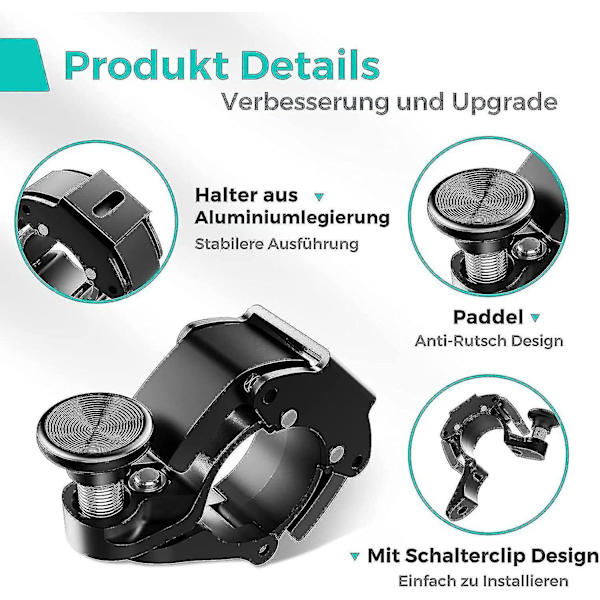 Cykelklocka, Liten Klocka 90-100 Db Klar Och Hög Ljud Cykelklocka För 0.86-0.94 Tum (22-24mm) Styren - Innovativ Mini Cykeltuta För Elcykel