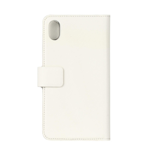 Mobilskal Saffiano Vit - iPhone XR Vit