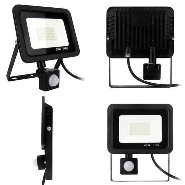 LED Spotlight - ZVD - 30W - PIR Motion Sensor - 6000K - Energy Saving [Ho]