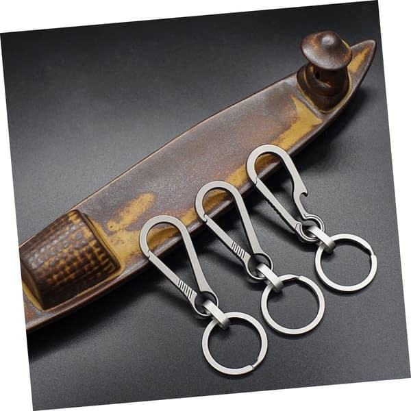 Titanium Alloy Keychain for Car Key, Alloy Keychain Holder for Daily Use