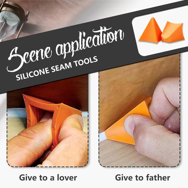 Silicone Caulking Tool, Reusable Silicone Caulk Remover Tool, Smoothing Tool for Kitchen and Bathroom