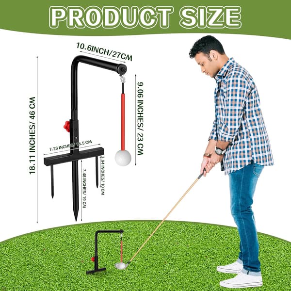 A set of golf trainer practice irons swing grids, equipped with 3-height indoor golf practice simulator accessories and auxiliary equipment.