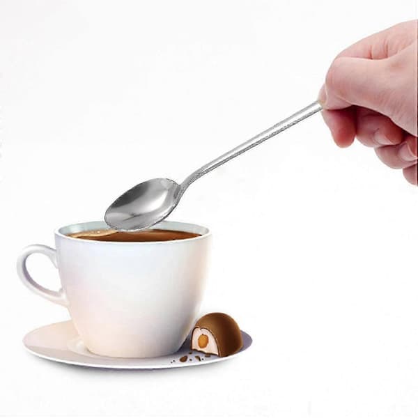 Long Handle Stainless Steel Teaspoon with Stainless Steel Cake Mold for Kitchen