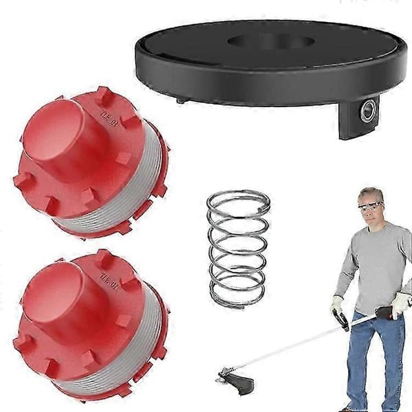 2 spoler + 1 lås + 1 spiralfjeder kompatibel med Einhell plæneklipper reservedelssæt Edition0612 [DB] 5 5 5 5