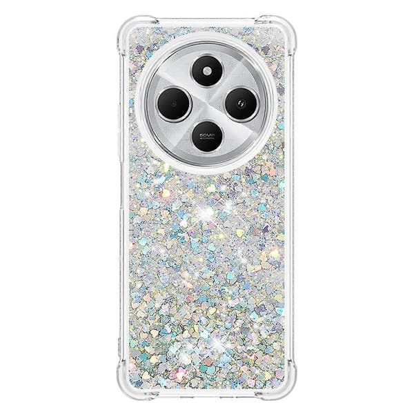 Compatible with Xiaomi Redmi 14C 4G Mobile Case - Perfect Silver/Hearts_yux Silver/Hearts Silver/Hearts