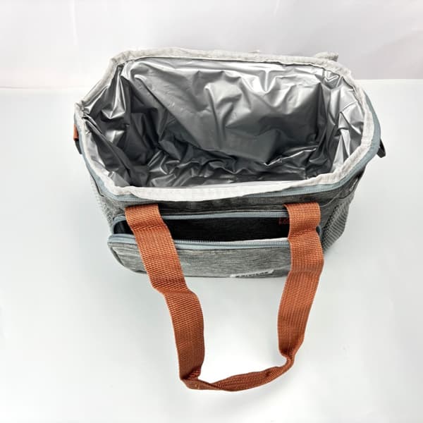 Isolert kjølebag for lunsj og piknik Grå Grå Grey