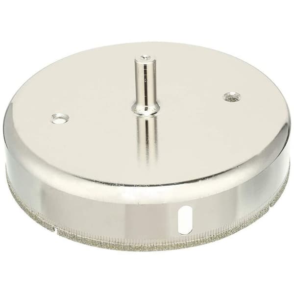 Sourcing map 130mm Diamond Coated Hole Saw Drill Bit for Glass, Porcelain, Stone, Marble, Ceramic Tile