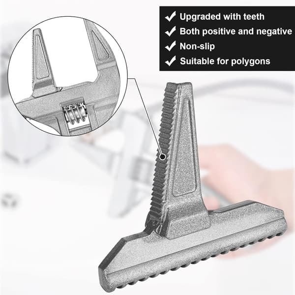 ®RisingFF Adjustable Wrench Set, 6-68mm Opening, Wide Jaw Wrenches