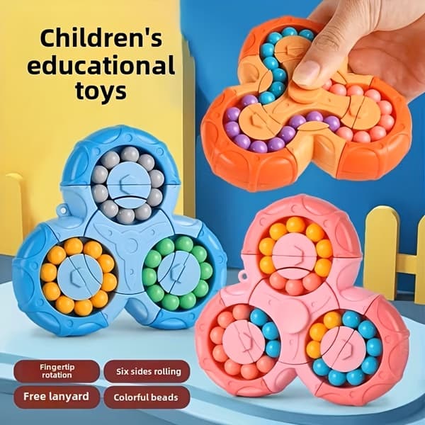 Fidget Cube Magic Beans -palapeli käden ja silmän koordinaatioon, vaaleanpunainen Pink