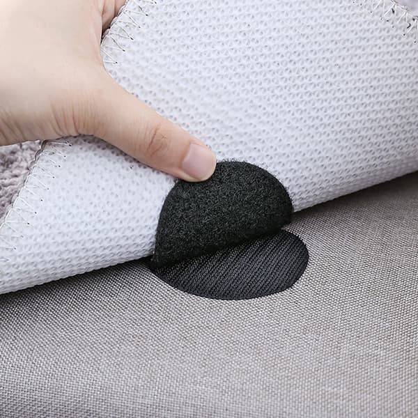 20 Pairs Non-Marking Double-Sided Adhesive Fixing Magic Sofa Sheets, Carpets, Tablecloths, Anti-Running and Non-Slip Fixings (White)