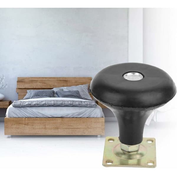 Faste hjul seng faste hjul sofa stol møbler sort universal små møbelhjul (fast trompetfod)