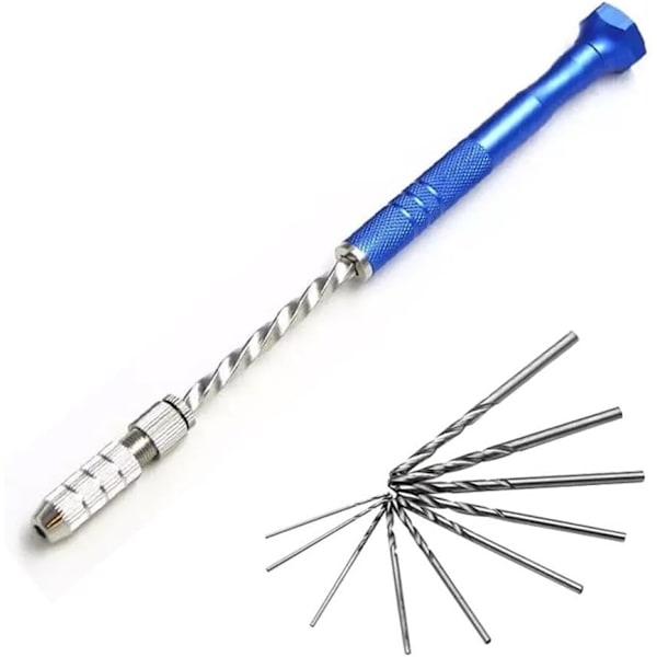 Hand Drill Jewelry Drill with Micro Drill 0.5mm - 2.8mm Hand Drill Micro Craft HSS Twist Sharp Mini Drill