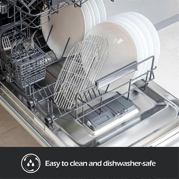 Chrome Plated Steaming Rack - Steaming and Roasting Rack Accessory Replacement for Foodi Possible Cooker (FMY) Silver Silver