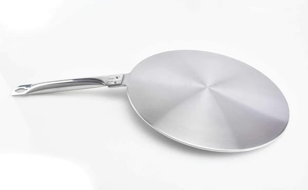 9,45 tommer Varmespreder Rustfrit Stål Induktionssprederplade til Elektrisk Gaskomfur Glas Induktionskogeplade Madlavning Induktion