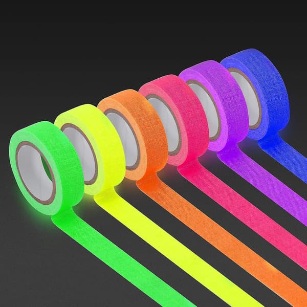 Fluorescerende Stoff/Neon Gaffatape, Super Lys For Glow Party Tilbehør