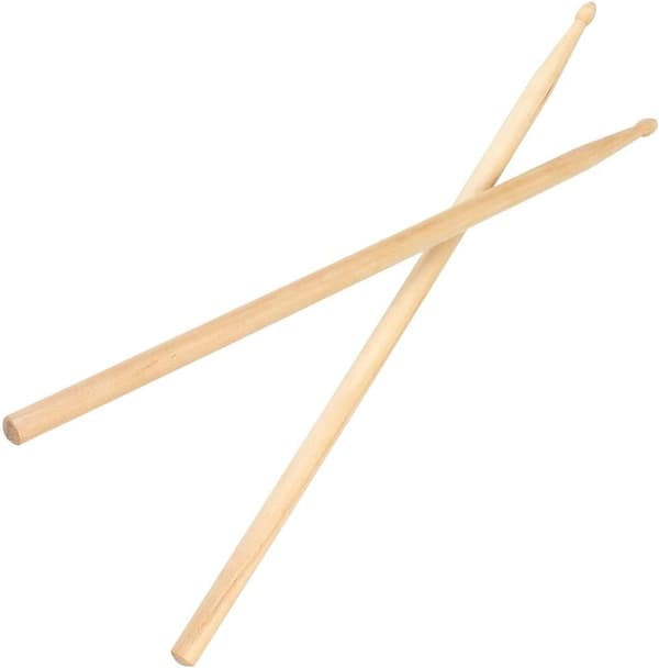 Drumsticks 5A, Classic Maple Drumsticks, Maple Wood Drumsticks, Wood Tip Drumsticks for Students and Adults