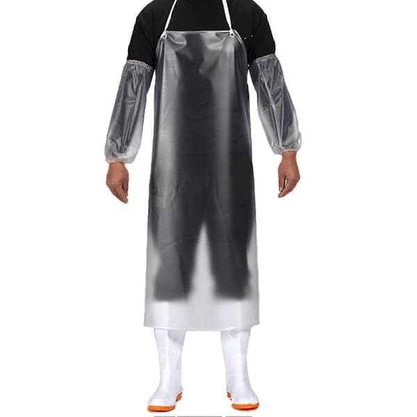 Waterproof Transparent Clear PVC Apron Kitchen Restaurant Housework Supplies