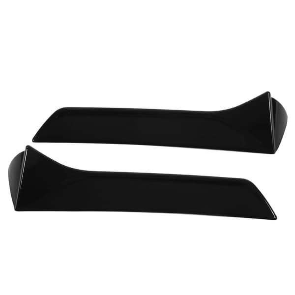 2 pcs Rear Window Side Spoiler Wing External Trim Left Right Replacement for SEAT LEON 5F FR Mk3 MK3.5 2013‑2021 Gloss Black