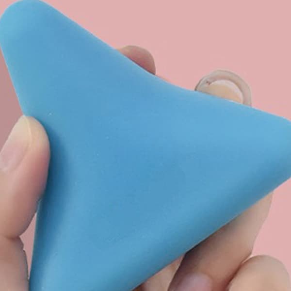 Four-Corner Massager Silicone Neck Plantar Muscle Soreness Pain Relief Trigger Point Deep Tissue Pressure Massage Tool Blue