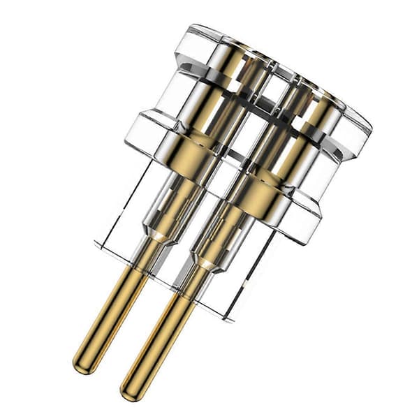 New Pair Headphone Jack Adapter MMCX 2Pin 0.78 Flat to 2Pin 0.78 Grooved