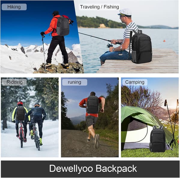 Lightweight Foldable Portable Backpack Waterproof Breathable Outdoor Camping Hiking School Backpack