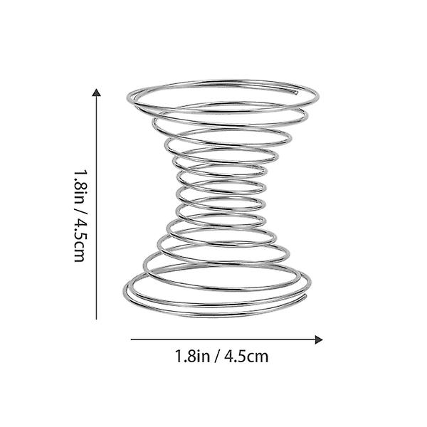 10 stk Husholdningsmiksere Breaker Cup Miksere Drikkevaremikserballer Wire Mikserballer Wire Mikser Miksing Visp Visp Shaker Balls Sølv 4,5X4,5X4cm Silver 4.5X4.5X4cm