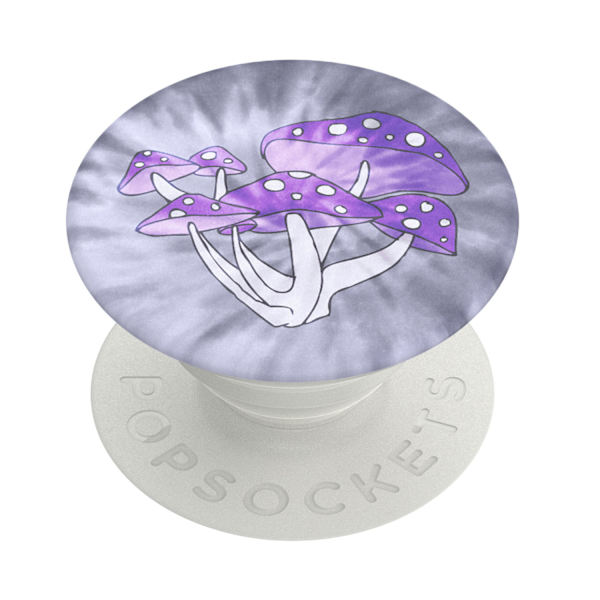 Tie Dye Toadstools Avtakbart grep med stativfunksjon