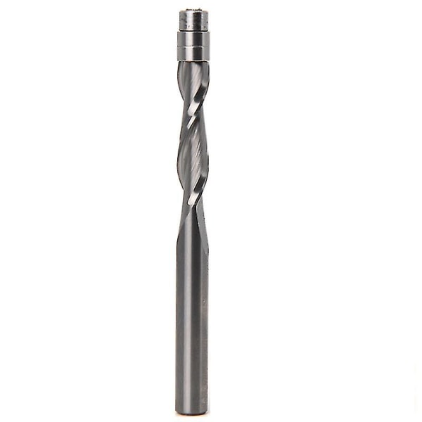 Kompatibel med træ Solid Carbide-spids Fræser End Mill 6mm Skaft Top Spin