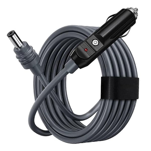 For Mini DC Strømkabel 5m - Vanntett 12V-24V Bil Strømforsyning for Lastebiler, Busser, Skip