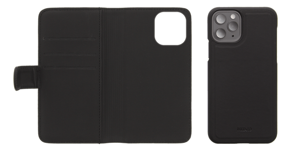 Lommeboketui 2-i-1, iPhone 12 Pro Max, magnetisk bakdeksel Svart