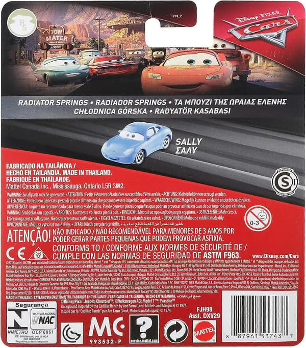 Disney Autot lelut Sally