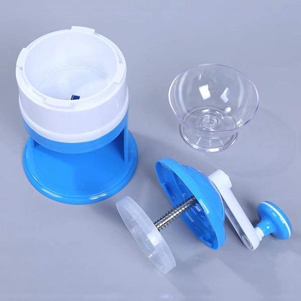 Manual Ice Shaver, Hand Crank Snow Cone Machine Ice Crusher Household Kitchen Tool