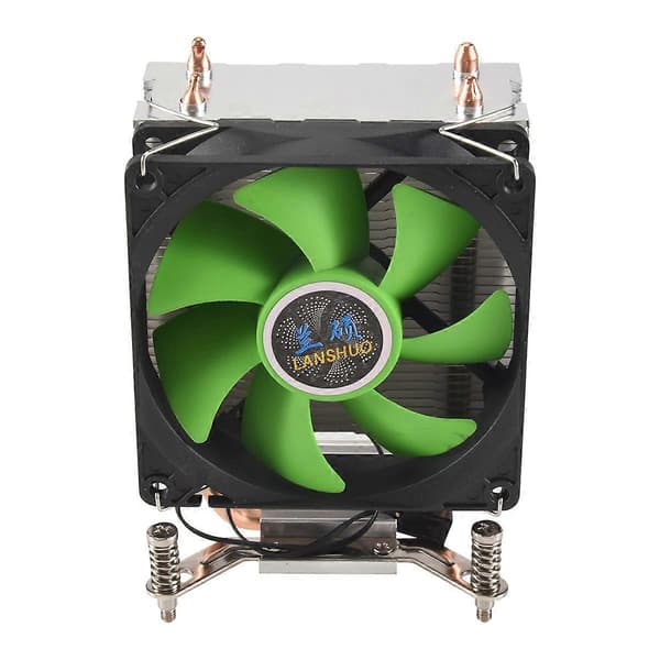 CPU-køler 2 Varmerør Ultrastille Køleblæser CPU-radiator til LGA 2011 X79 X99 X299 (3Pin Enkelt
