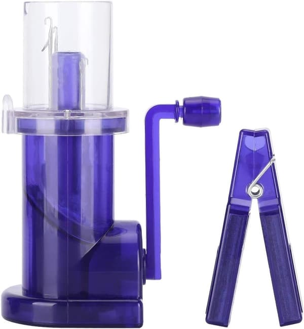 Loom Kit - Mini Handmade Knitting Machine for Beginners and Advanced - Purple, Fashion Textile Design Tool