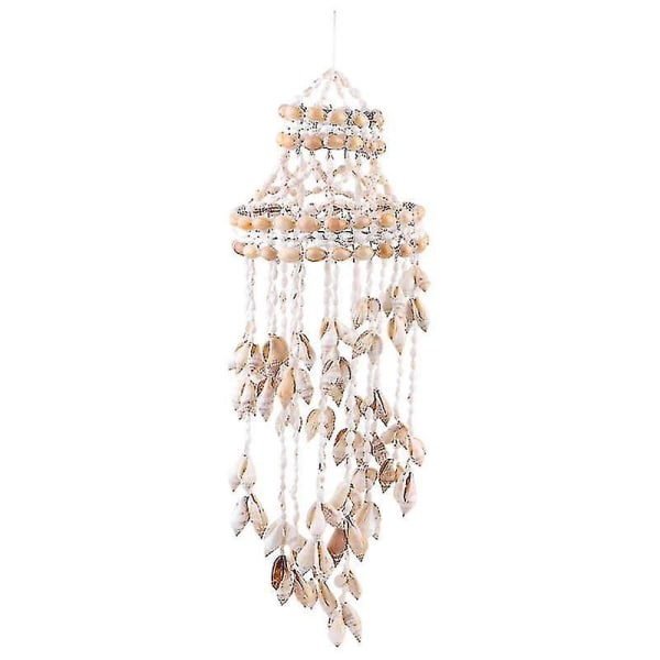 Conch Sea Shell Wind Chime Hengende Ornament Veggdekorasjon Kreativt hengende anheng Stilig