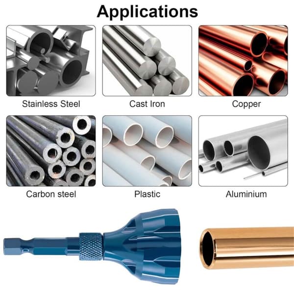 Chamfering Drill Bit External Chamfer Tool Tungsten Steel Remove Burrs for Repair Bolt Thread Drilling 20mm