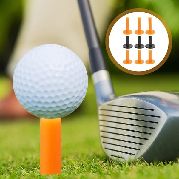 9 stk. gummi golftees sæt 88 mm 70 mm 60 mm til driving range træning indendørs golfmåtte