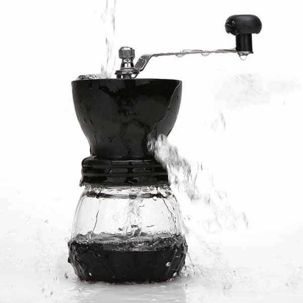 160*135*95mm Sort Kaffekværn + Kaffekande, Manuel Kaffekværn