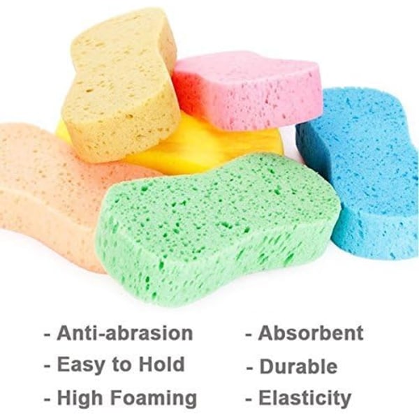 5 kpl Autonpesusponge Portabel Monitoiminen Keittiösponge Sp