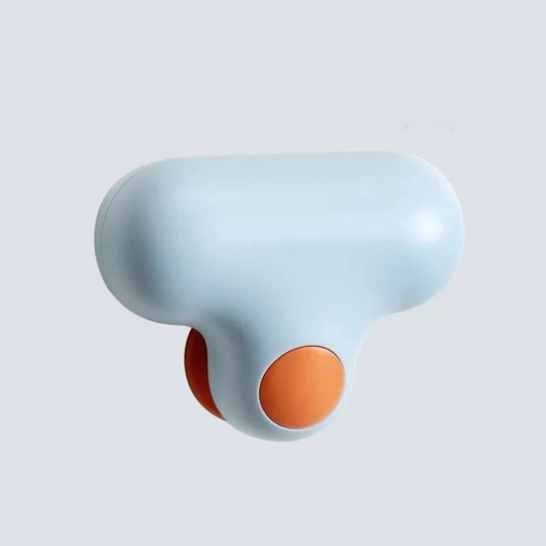 Liten skrapa, spegelskrapa fönster duschskrapa liten ergonomisk design glasrengöringsborste med sugkoppskrok för(blå)