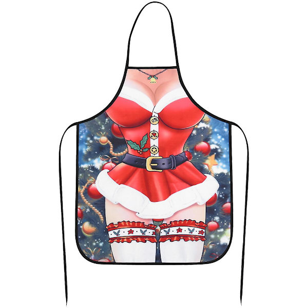 Fenical Hauska Painettu Persoonallinen Esiliina Jouluukseksi Santa Anime Cartoon Sex Lady Keittiö Esiliina Luova Hahmo Sarja