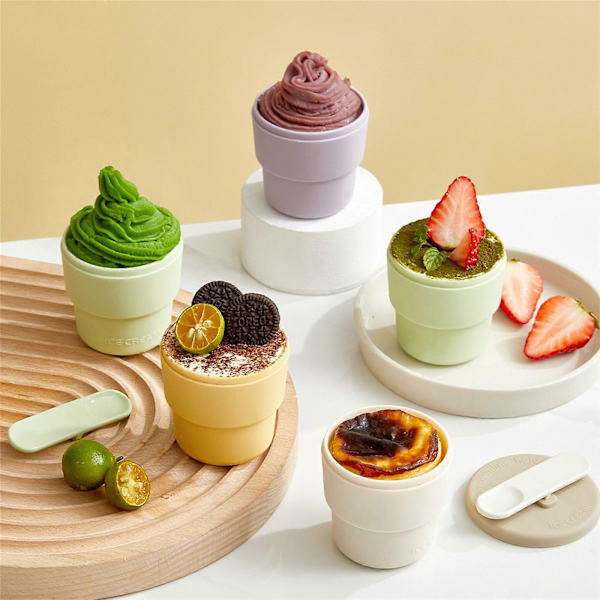 Flexible Silicone Popsicle Mold Functional Silicone Ice Pop Molds Practical Tool for Making Ice Pops Yellow Yellow