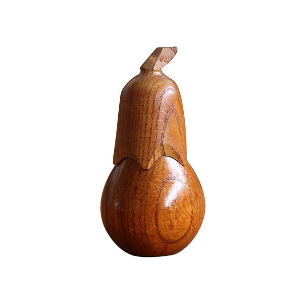 1 stk Aubergine Formet Tandpirkers Holder Træ Tandpirkere Æske Vintage Bord Dekoration Til Hjem RestaurantM M