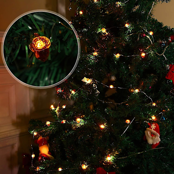 3D Twinkle Acorn Efterårs Dekorationer Høst Lysstreng Til Køkken Babyshower Dekoration Thanksgiving Fest Hjem Have Krans