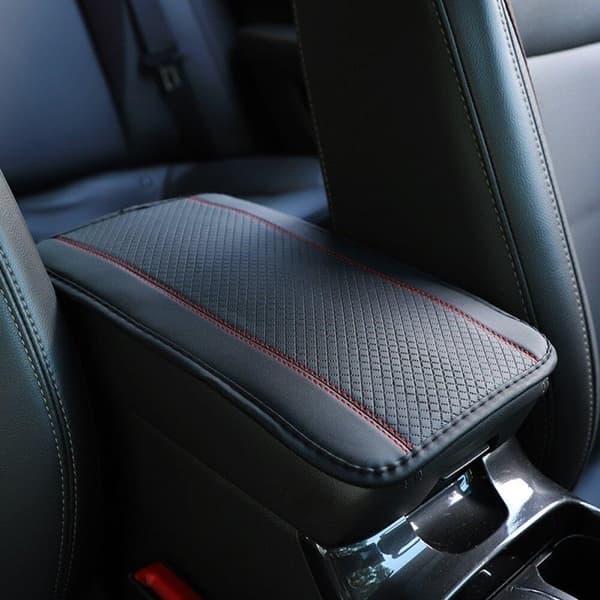 Skinn Auto Armlene Pad Deksel Sklisikker Midtarmlene Universal Box Pute Styling Tilbehør -