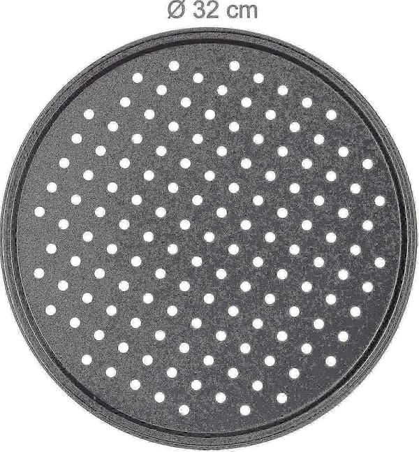 4 X Pizzabrett, non-stick, Pizza & Flammkuchen, Karbonstål, 32 Cm